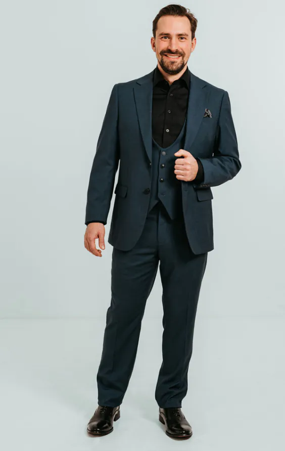 Teal 3 Piece Suit - photo 2 Teal 3 Piece Suit - photo 2