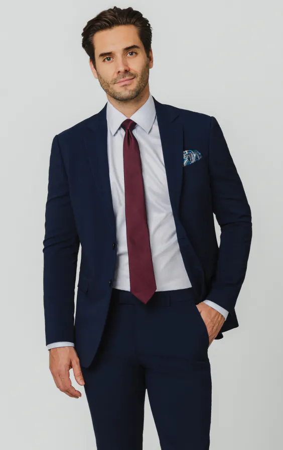 Blue Slim Suit Blue Slim Suit