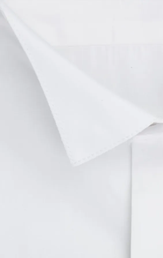 Dobell White Slim Fit Shirt with Wing Collar - photo 1 Dobell White Slim Fit Shirt with Wing Collar - photo 1