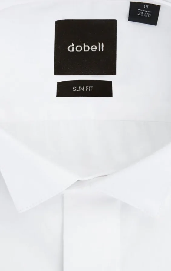 Dobell White Slim Fit Shirt with Wing Collar - photo 3 Dobell White Slim Fit Shirt with Wing Collar - photo 3