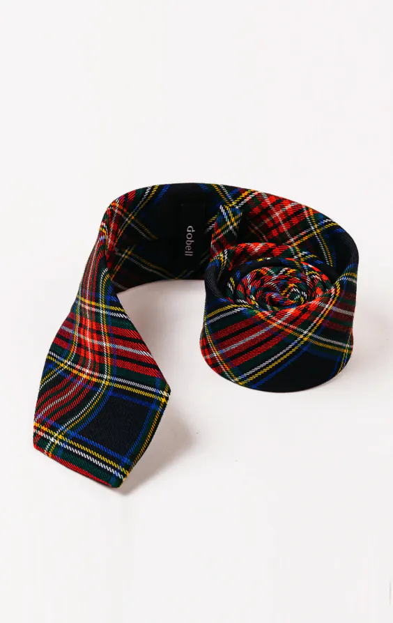 Navy Blue Tartan Necktie - photo 2 Navy Blue Tartan Necktie - photo 2