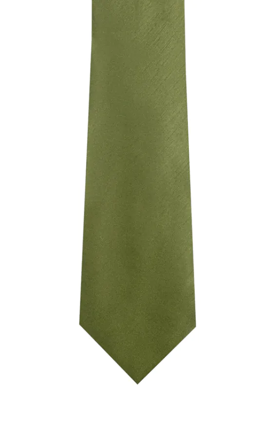 Green Dupion Necktie - photo 1 Green Dupion Necktie - photo 1
