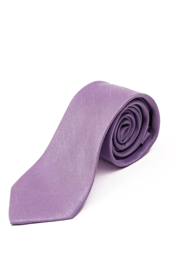 Lavender Dupion Necktie Lavender Dupion Necktie
