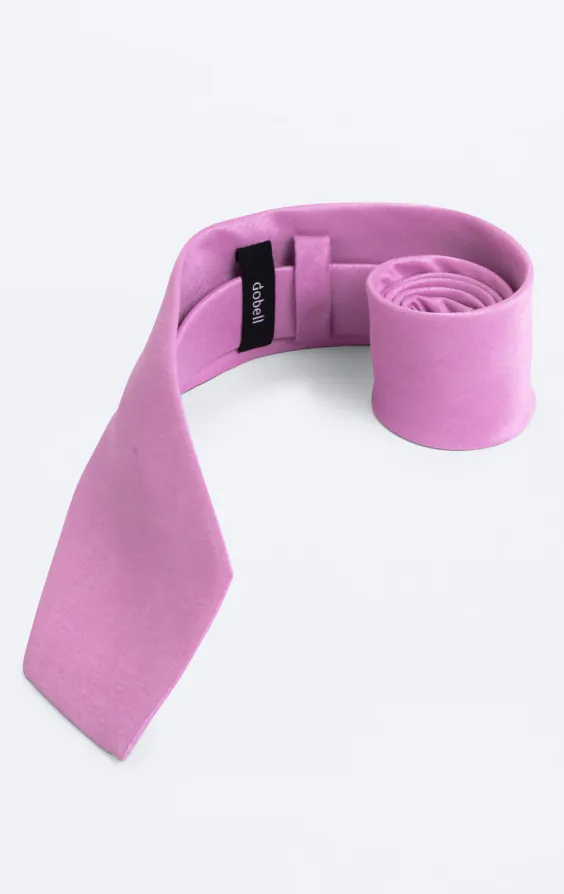 Pink Dupion Necktie - photo 1