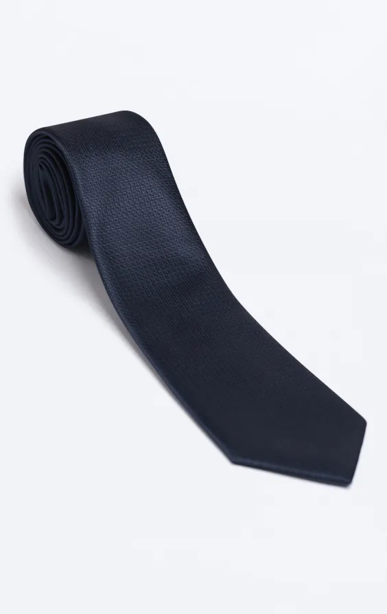 Navy Textured Necktie - photo 2 Navy Textured Necktie - photo 2