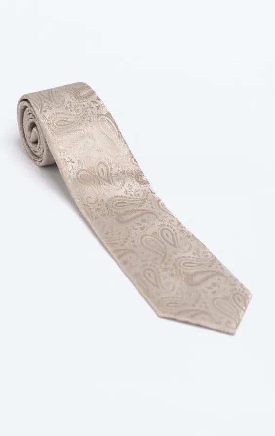 Champagne Paisley Necktie - photo 2 Champagne Paisley Necktie - photo 2