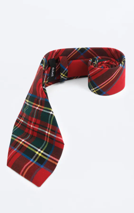 Red Tartan Necktie - photo 1 Red Tartan Necktie - photo 1