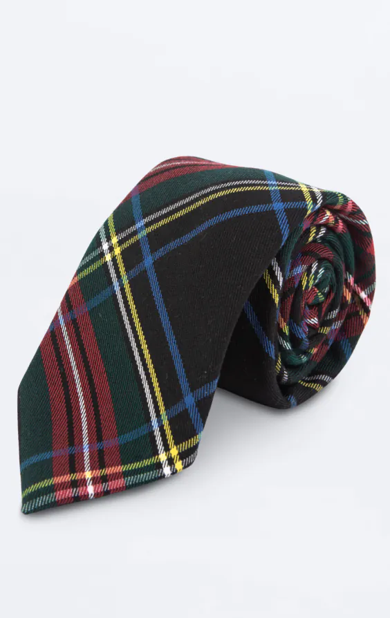 Green Tartan Necktie Green Tartan Necktie