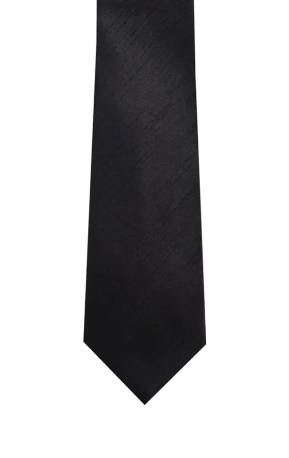Black Dupion Necktie - photo 1 Black Dupion Necktie - photo 1
