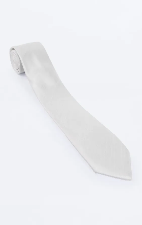 White Dupion Necktie - photo 2 White Dupion Necktie - photo 2