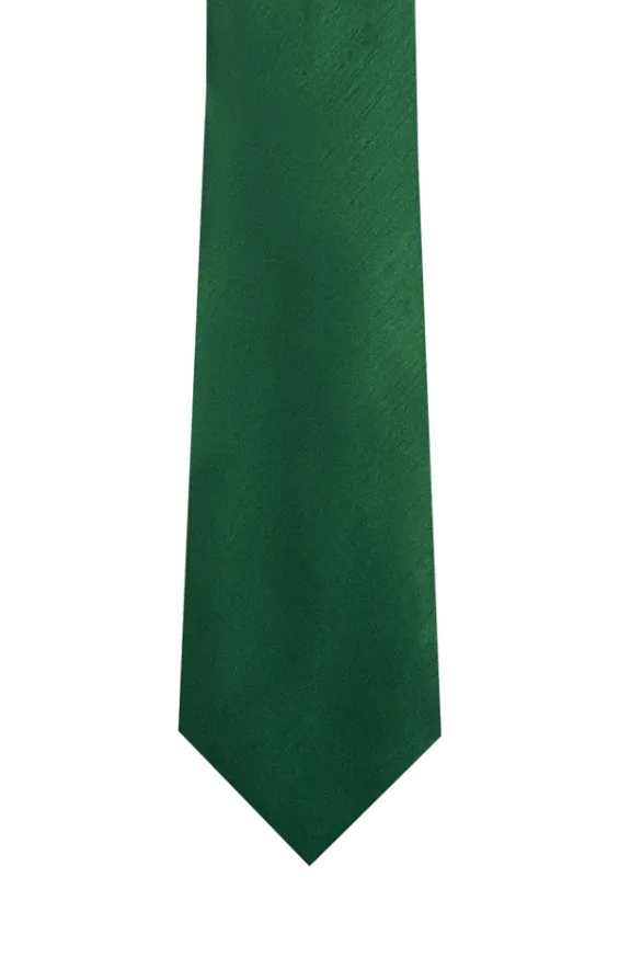 Racing Green Dupion Necktie - photo 1 Racing Green Dupion Necktie - photo 1