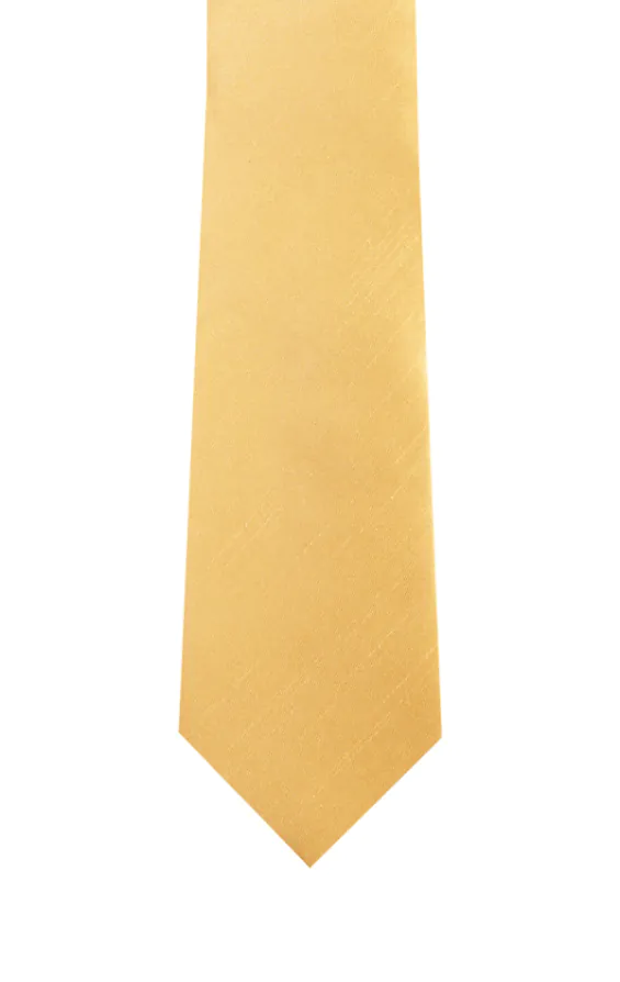 Dark Gold Dupion Necktie - photo 1 Dark Gold Dupion Necktie - photo 1