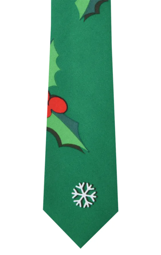 d/Spoke Christmas Holly-Days Necktie - photo 1 d/Spoke Christmas Holly-Days Necktie - photo 1