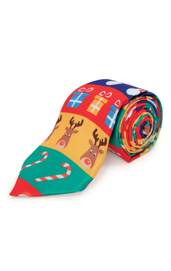 Christmas Wrapping Paper Necktie Christmas Wrapping Paper Necktie