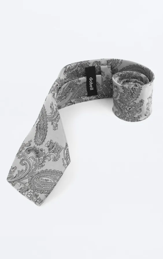 Gray Paisley Necktie - photo 1 Gray Paisley Necktie - photo 1