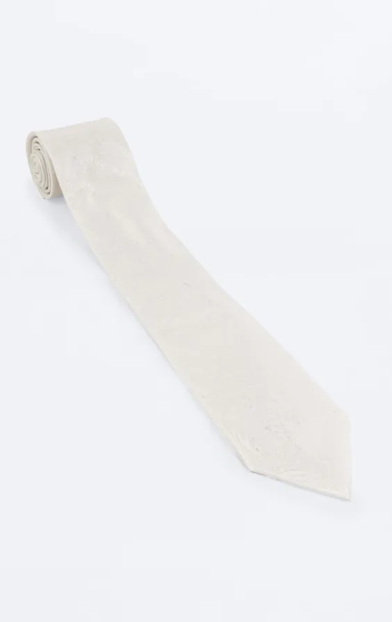 Ivory Paisley Necktie - photo 2 Ivory Paisley Necktie - photo 2