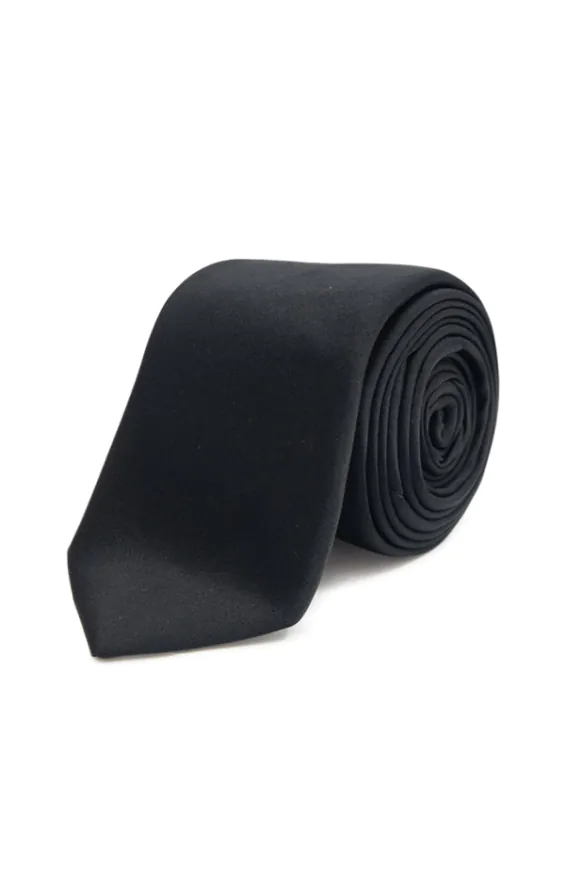Black Skinny Necktie Black Skinny Necktie