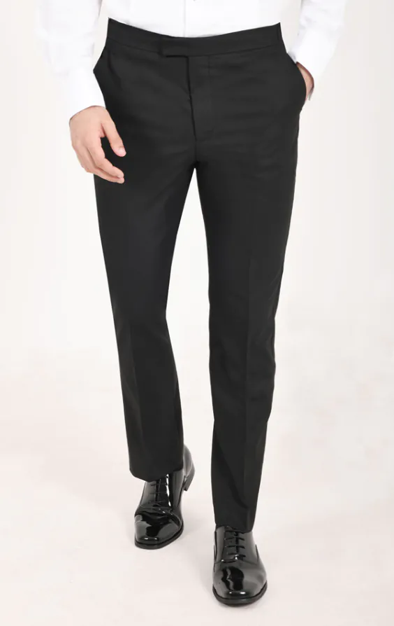 Navy Velvet Slim Fit Tuxedo with Black Trousers - photo 6 Navy Velvet Slim Fit Tuxedo with Black Trousers - photo 6