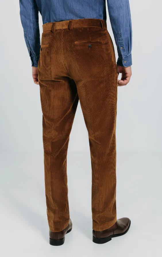 Mid Brown Corduroy Pants | Dobell
