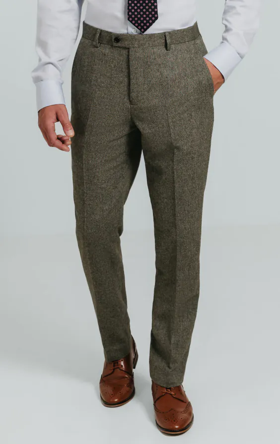 Sage Green Herringbone Tweed Suit - photo 7 Sage Green Herringbone Tweed Suit - photo 7