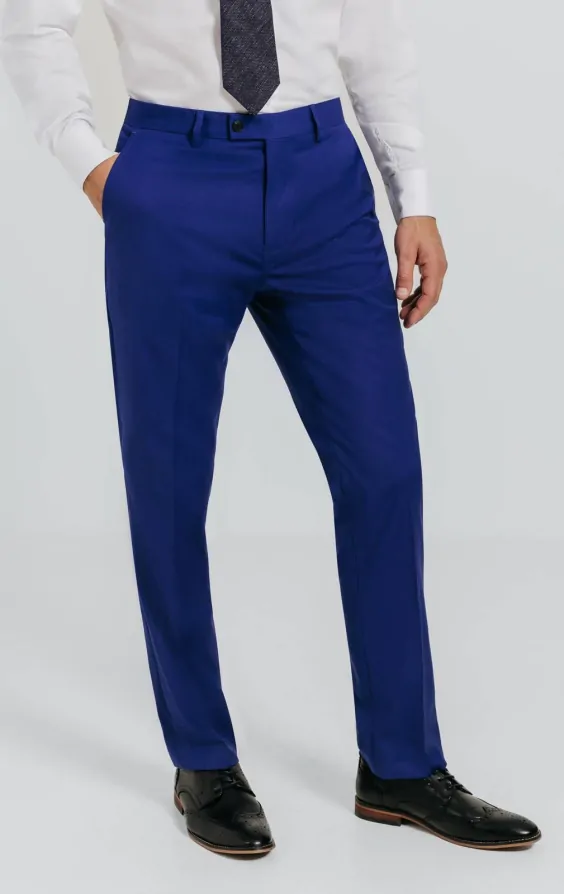 green emerald velvet dress Blue Pants main image 1
