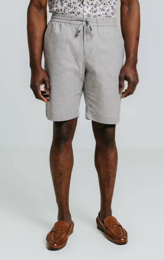 Light Gray Linen Shorts - photo 1 Light Gray Linen Shorts - photo 1