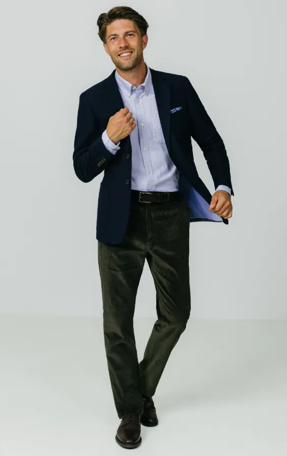 Green Corduroy Casual Pants - photo 1 Green Corduroy Casual Pants - photo 1