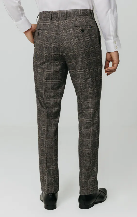 Brown Check Suit Pants - photo 2 Brown Check Suit Pants - photo 2