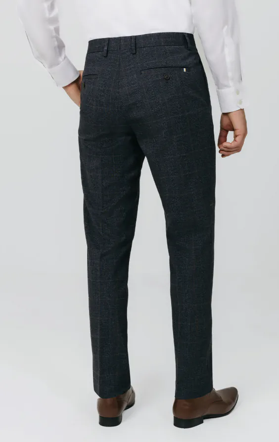 Navy with Rust Check Suit Pants - photo 2 Navy with Rust Check Suit Pants - photo 2