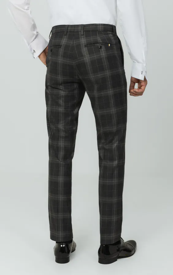 grey check dress pants Drago: Super 160s Light Grey Prince of Wales Checks Dress Pant Luxire Custom Clothing