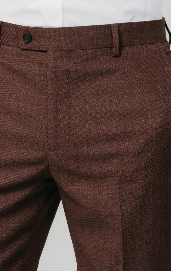 Dark Rosewood Weave Suit Pants - photo 1 Dark Rosewood Weave Suit Pants - photo 1