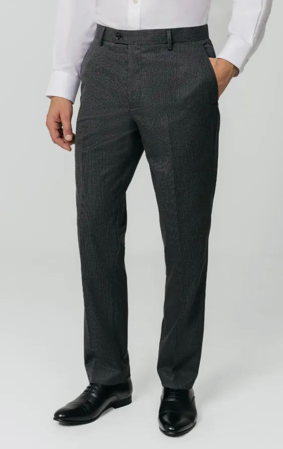 Charcoal Puppytooth Check 3 Piece Suit - photo 6 Charcoal Puppytooth Check 3 Piece Suit - photo 6