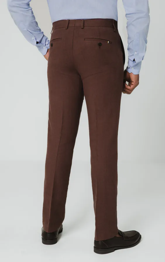 Mocha Linen Suit Pants - photo 2 Mocha Linen Suit Pants - photo 2