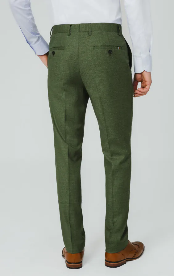 Pine Green Textured Weave Suit Pants - photo 2 Pine Green Textured Weave Suit Pants - photo 2