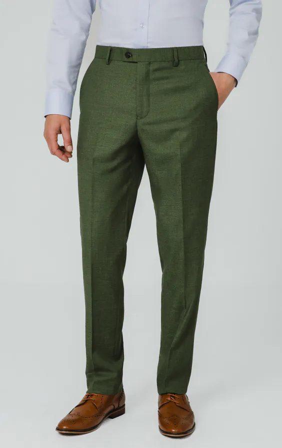 Pine Green Textured Weave 3 Piece Suit - photo 6 Pine Green Textured Weave 3 Piece Suit - photo 6