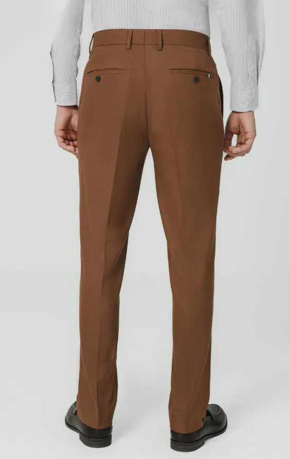 Mid Brown Twill Suit Pants - photo 2 Mid Brown Twill Suit Pants - photo 2