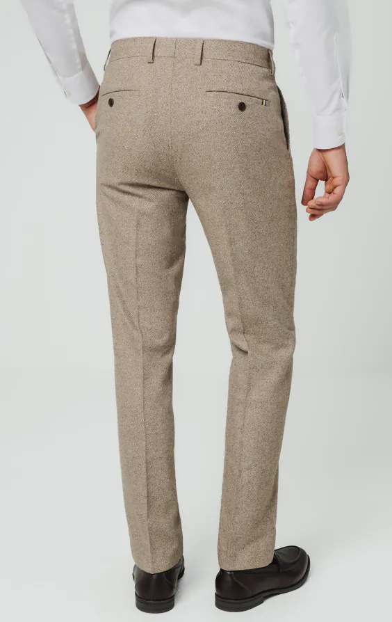 Camel Twill Tweed Suit Pants - photo 2 Camel Twill Tweed Suit Pants - photo 2