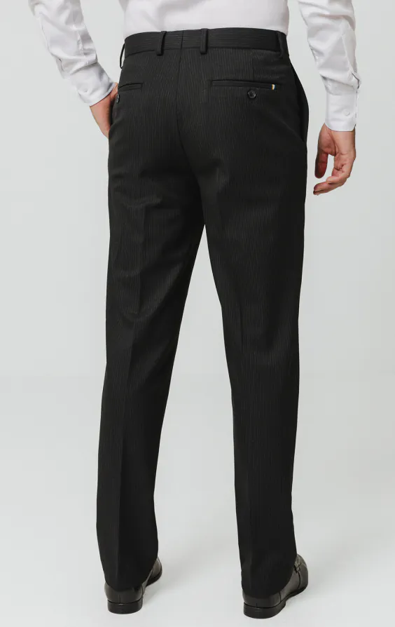 Black Pinstripe Suit Pants - photo 2 Black Pinstripe Suit Pants - photo 2