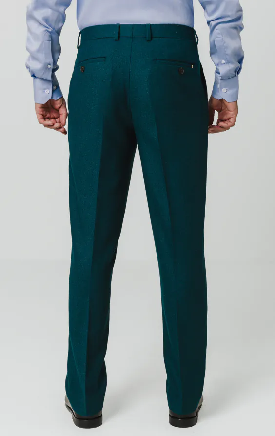 Teal Wool Flannel Suit Pants - photo 2 Teal Wool Flannel Suit Pants - photo 2