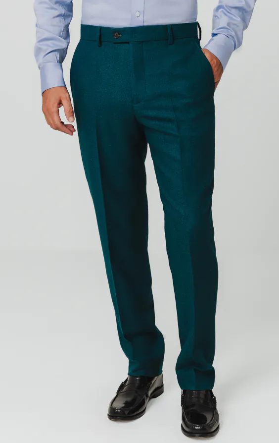 Teal Wool Flannel Suit - photo 6 Teal Wool Flannel Suit - photo 6
