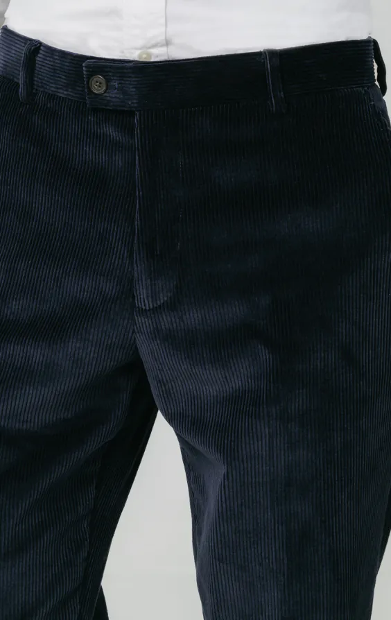 Navy Corduroy Pants - photo 1