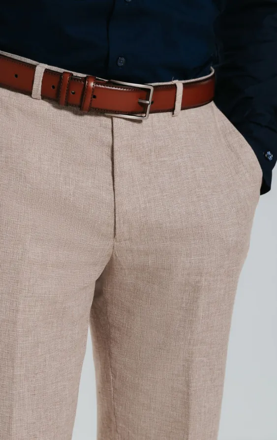 Sand Linen Suit Pants - photo 1 Sand Linen Suit Pants - photo 1