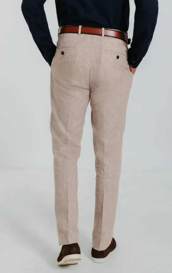 Sand Linen Suit Pants - photo 2 Sand Linen Suit Pants - photo 2