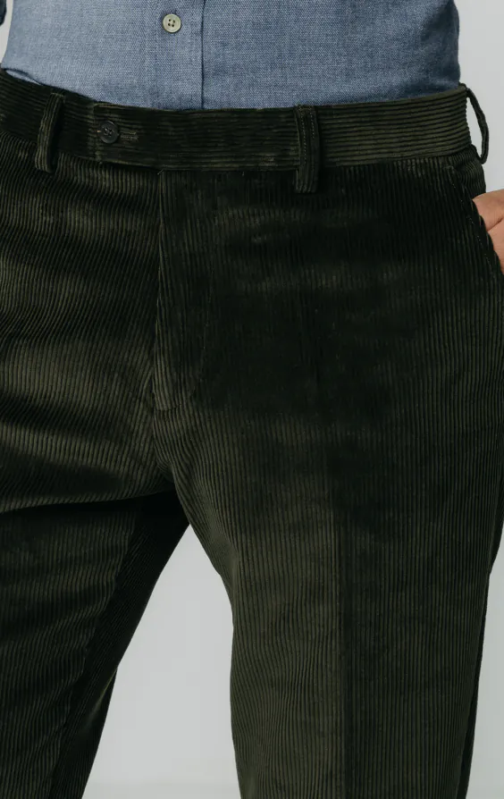 Green Corduroy Pants - photo 1