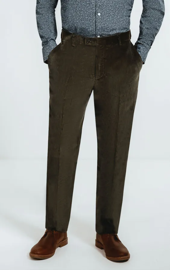 Double Breasted Green Corduroy 3 Piece Suit - photo 6