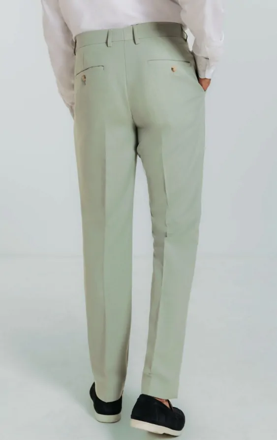 Pale Green Suit Pants