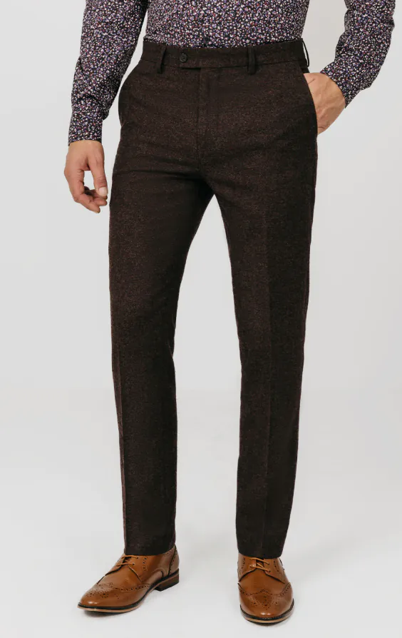 Burgundy Donegal Tweed Suit - photo 6 Burgundy Donegal Tweed Suit - photo 6