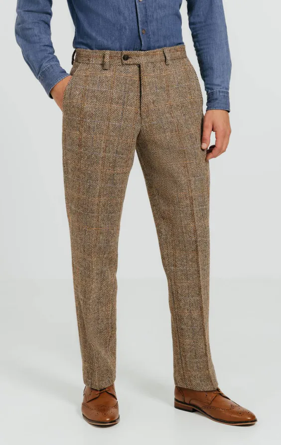 Harris Tweed of Scotland Brown Windowpane Tweed Jacket - photo 5 Harris Tweed of Scotland Brown Windowpane Tweed Jacket - photo 5