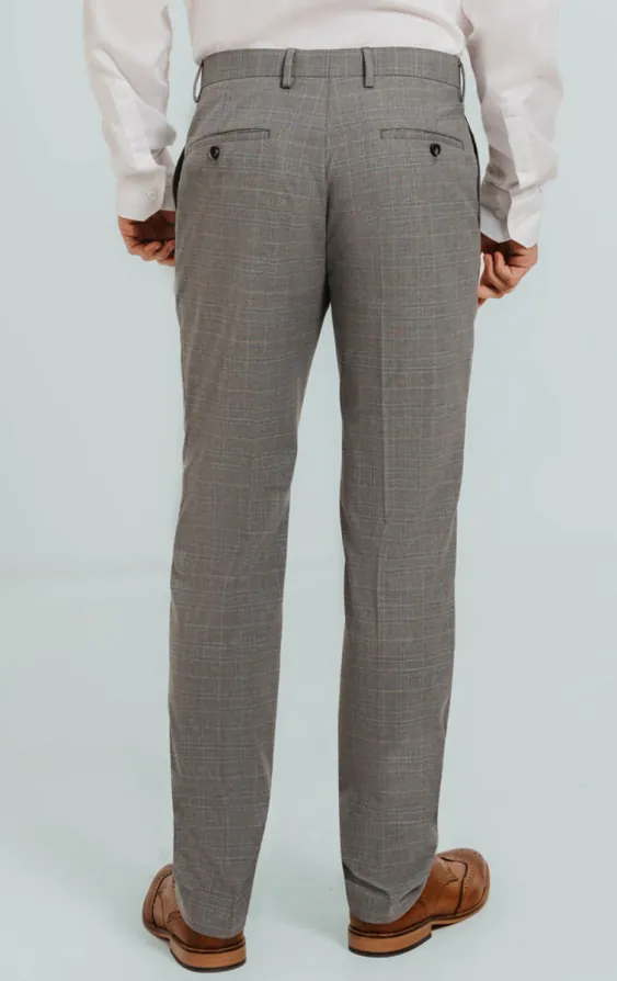 Light Gray Check Suit Pants - photo 2 Light Gray Check Suit Pants - photo 2