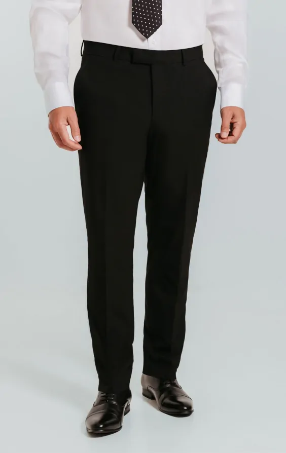 Black Slim Fit Suit Pants | Dobell